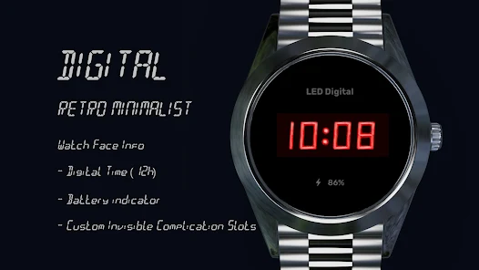 Digital Watch Face 05 Screenshot2