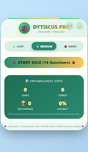 Dytiscus Pro: Beetle Quiz Screenshot1