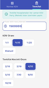KDV ve Tevkifat Screenshot3