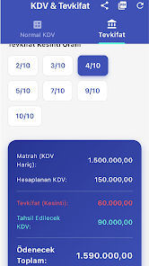 KDV ve Tevkifat Screenshot4