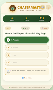 Chafer Master: May Bug Quiz Screenshot2