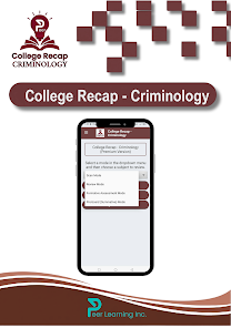 College Recap for Criminology Screenshot2
