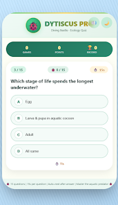 Dytiscus Pro: Beetle Quiz Screenshot3