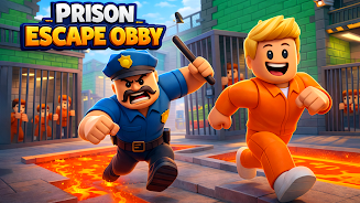 Obby Prison Escape Run 3D Screenshot2