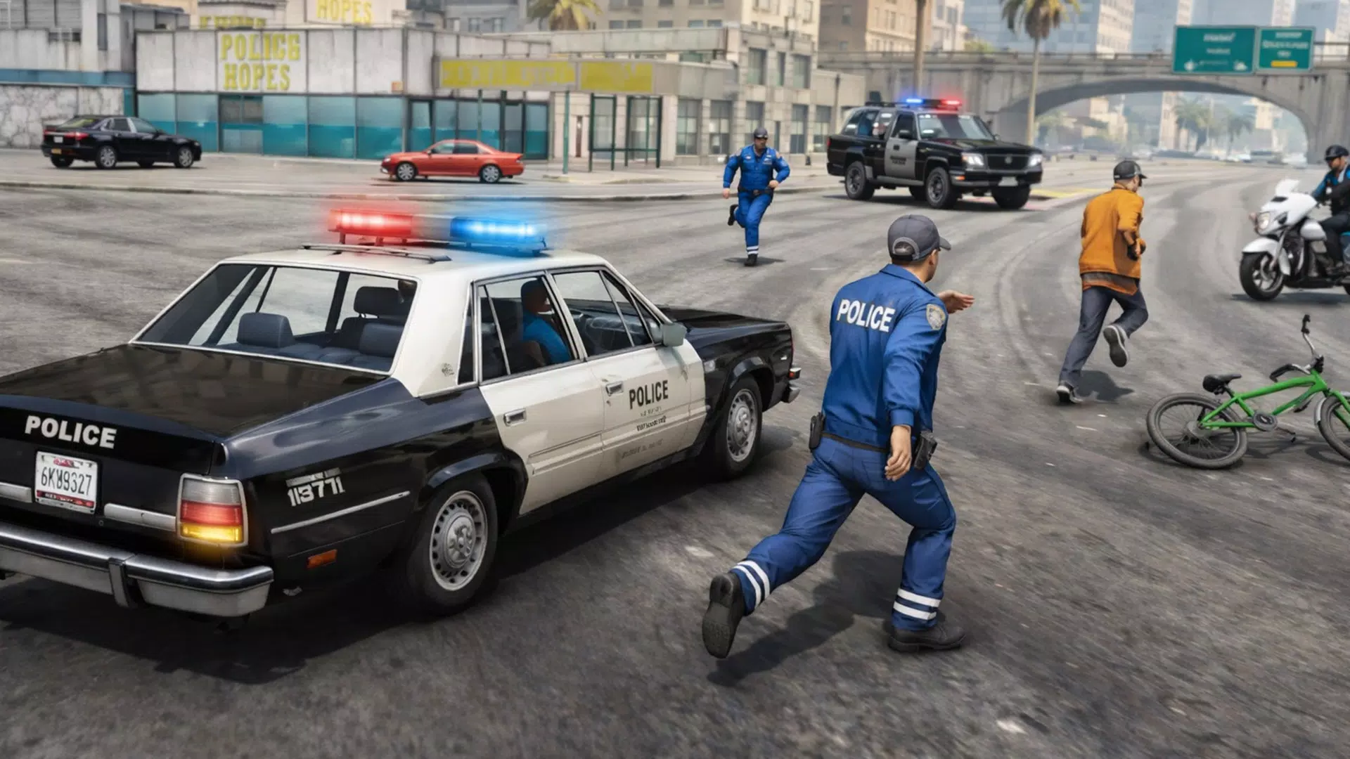 US Police Car Escape Chase Screenshot4