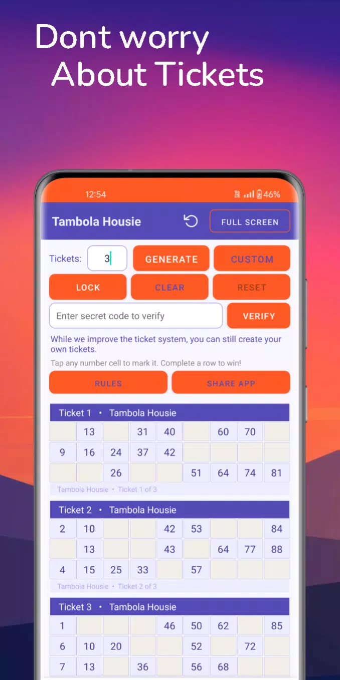 Tambola Housie - Coin Picker Screenshot4