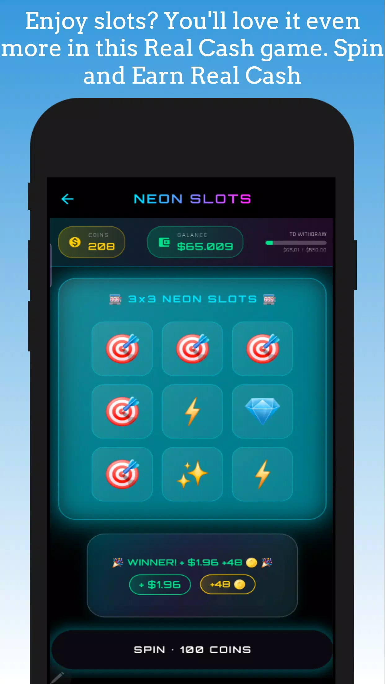 Earn Money Spin Real Cash Game Screenshot3