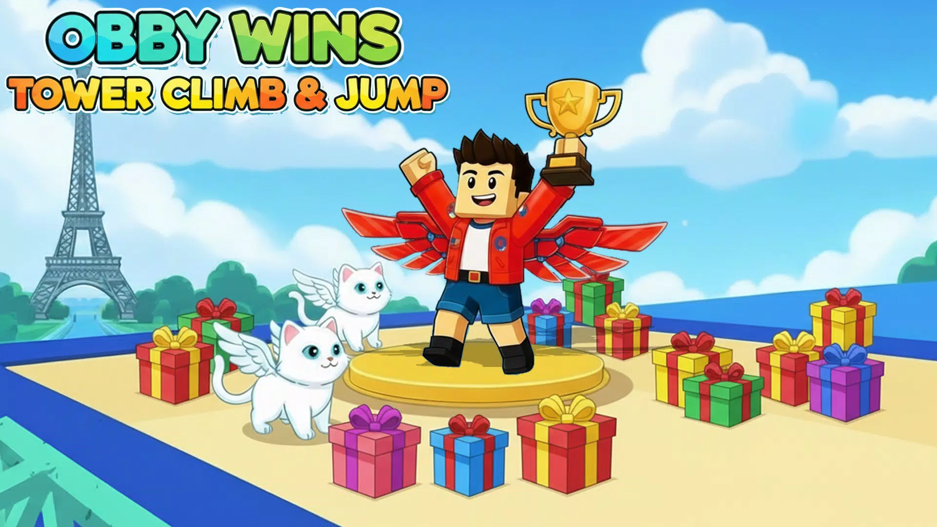 Obby Climb Jump Tower Game Screenshot8
