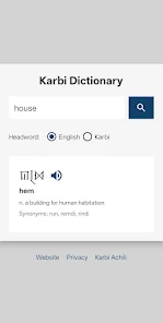 Karbi Dictionary Screenshot4