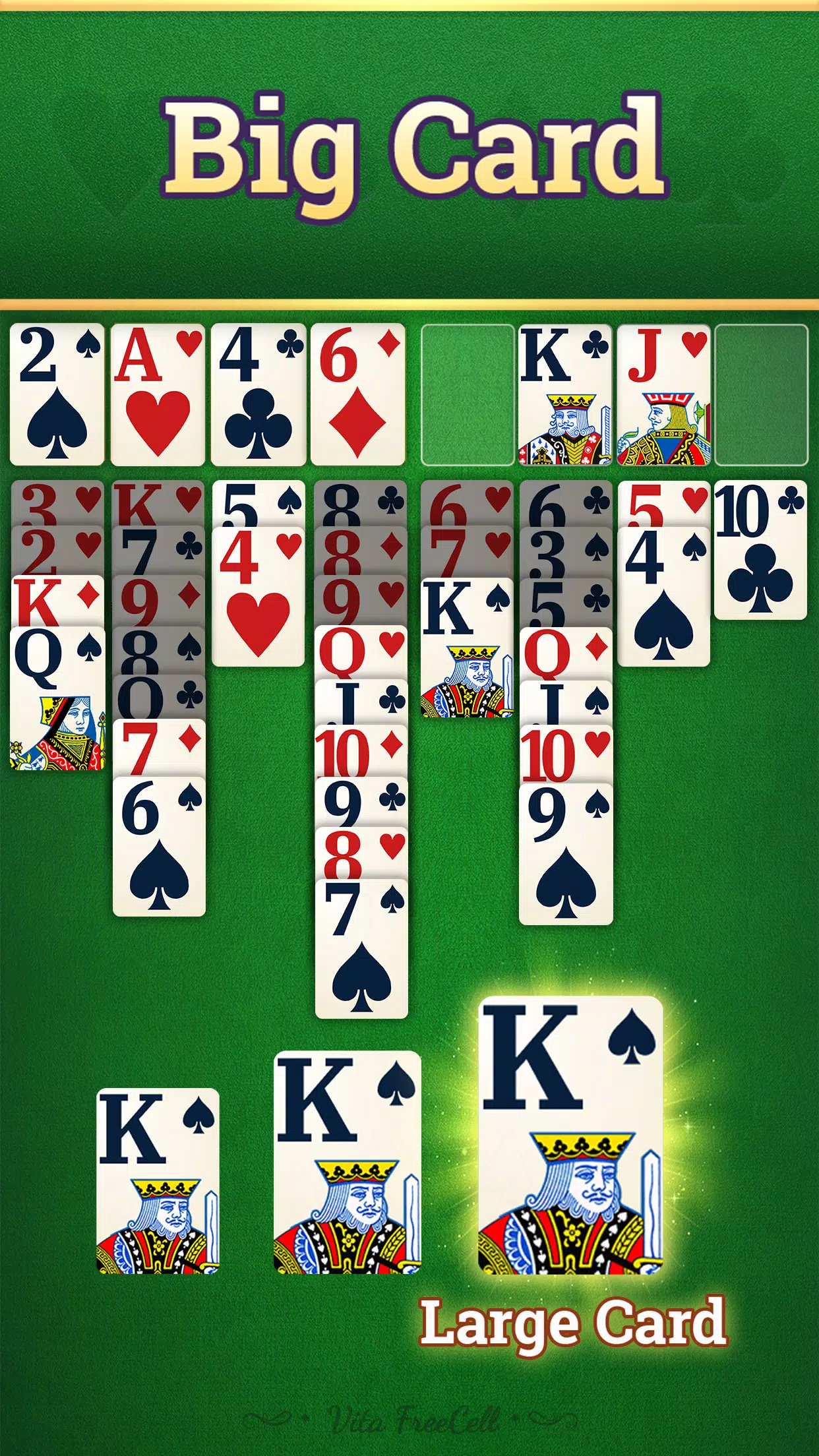 Vita FreeCell Screenshot2