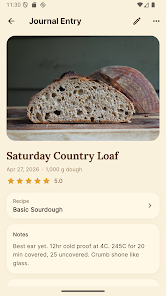 Sourdough Calculator & Journal Screenshot5