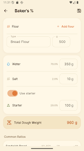 Sourdough Calculator & Journal Screenshot8