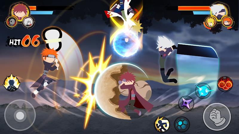 Stickman Ninja 3v3 Battle Screenshot4