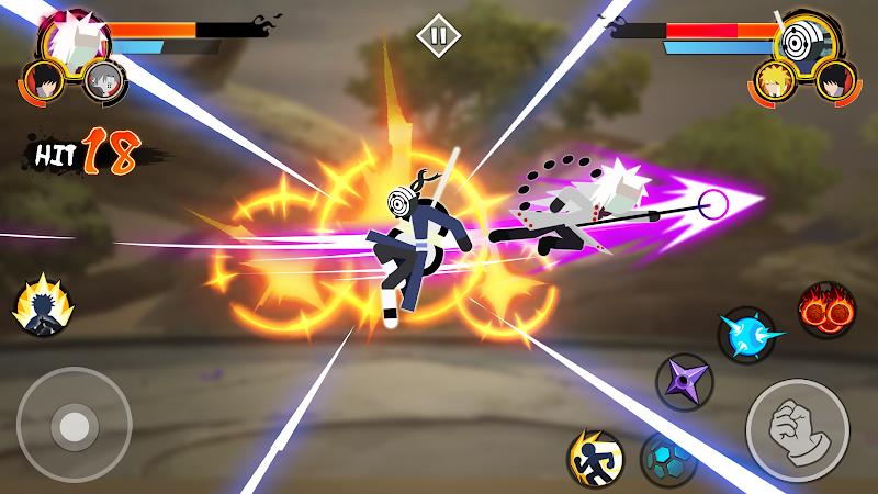 Stickman Ninja 3v3 Battle Screenshot2