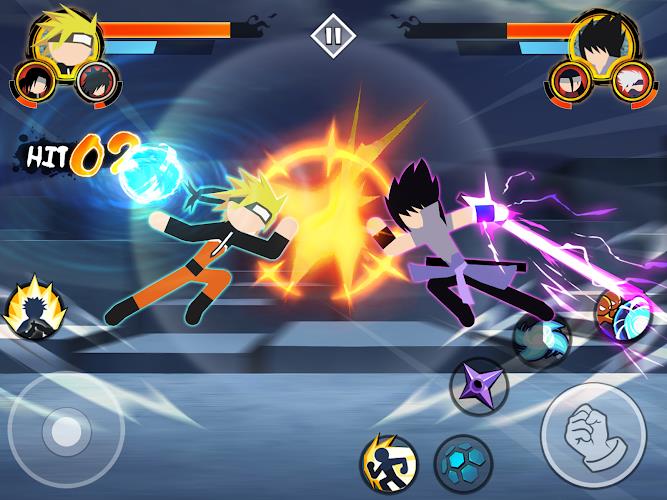 Stickman Ninja 3v3 Battle Screenshot6