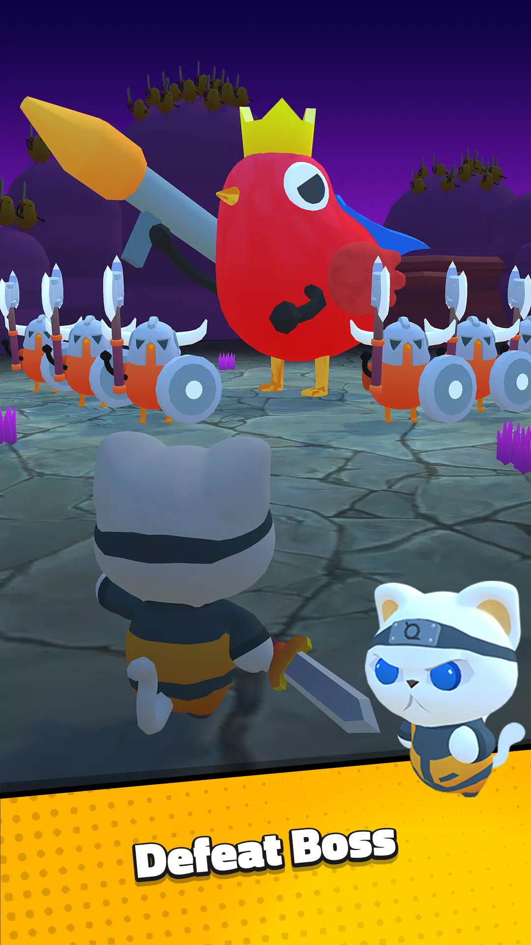 Survivor Cat: Chicken Invaders Screenshot3