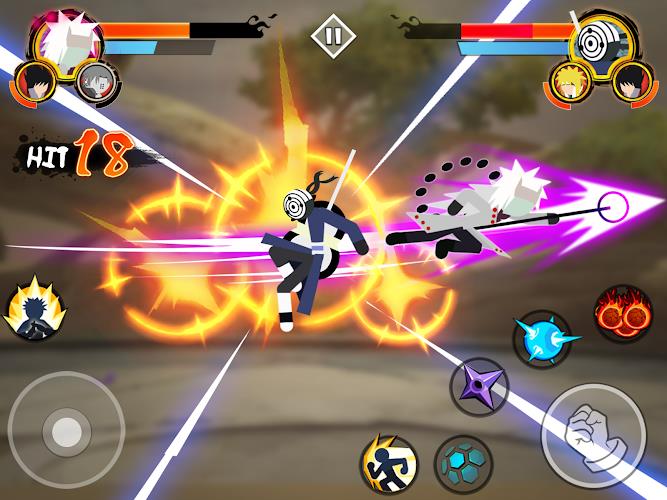 Stickman Ninja 3v3 Battle Screenshot12