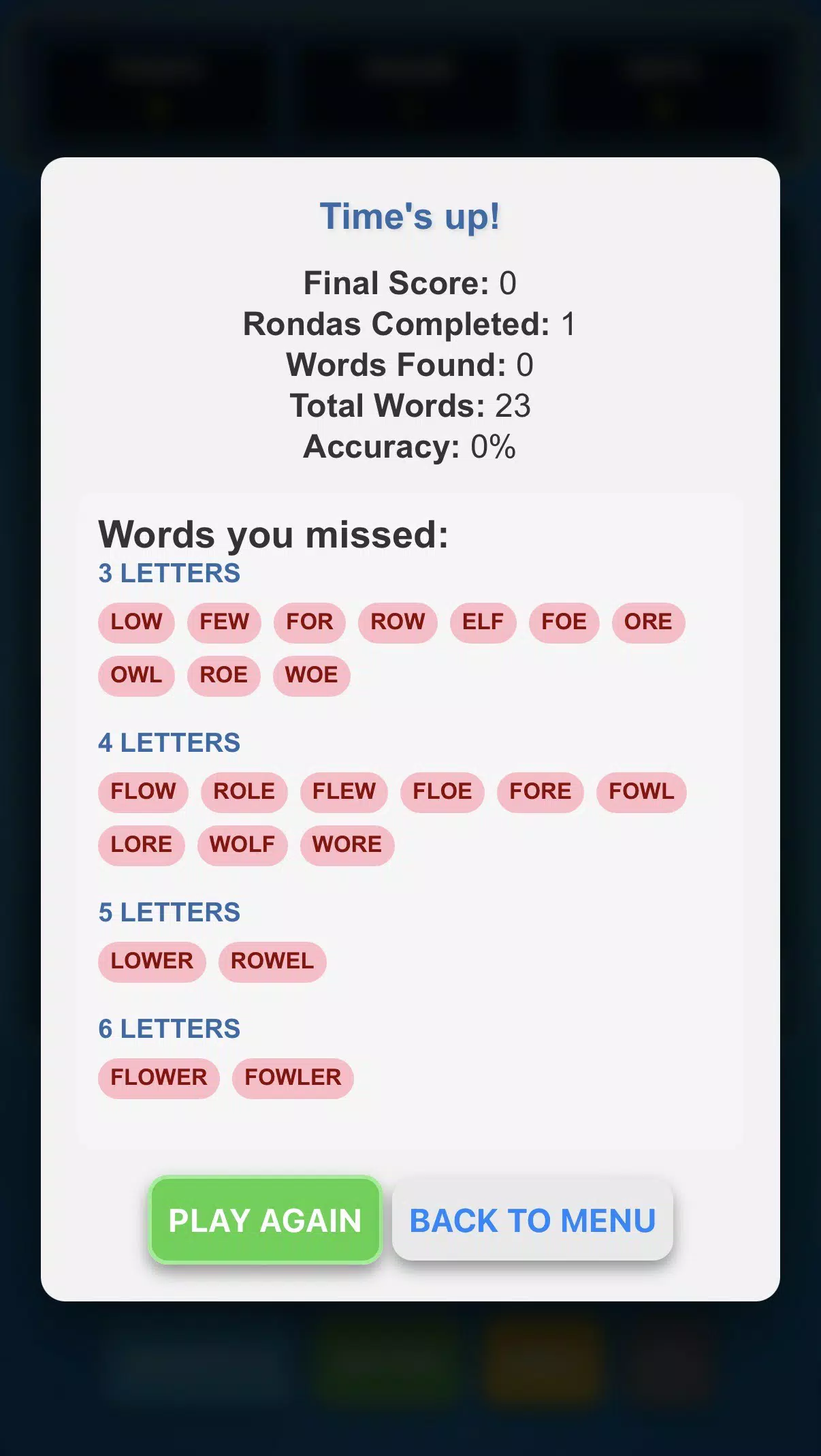 Text Twist 2 Puzzle Word Game Screenshot4