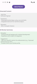 Resume Review Screenshot1