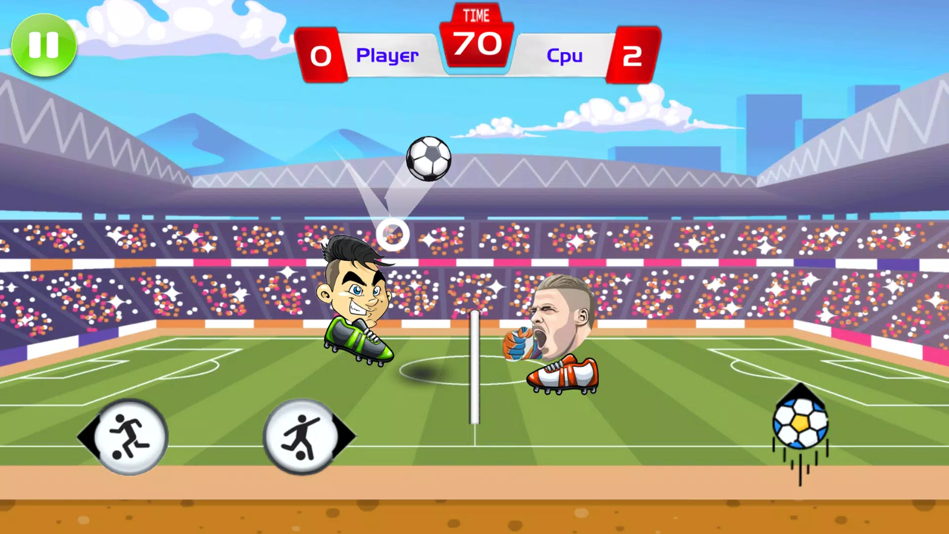 Super Ball Head Soccer Stars Screenshot4