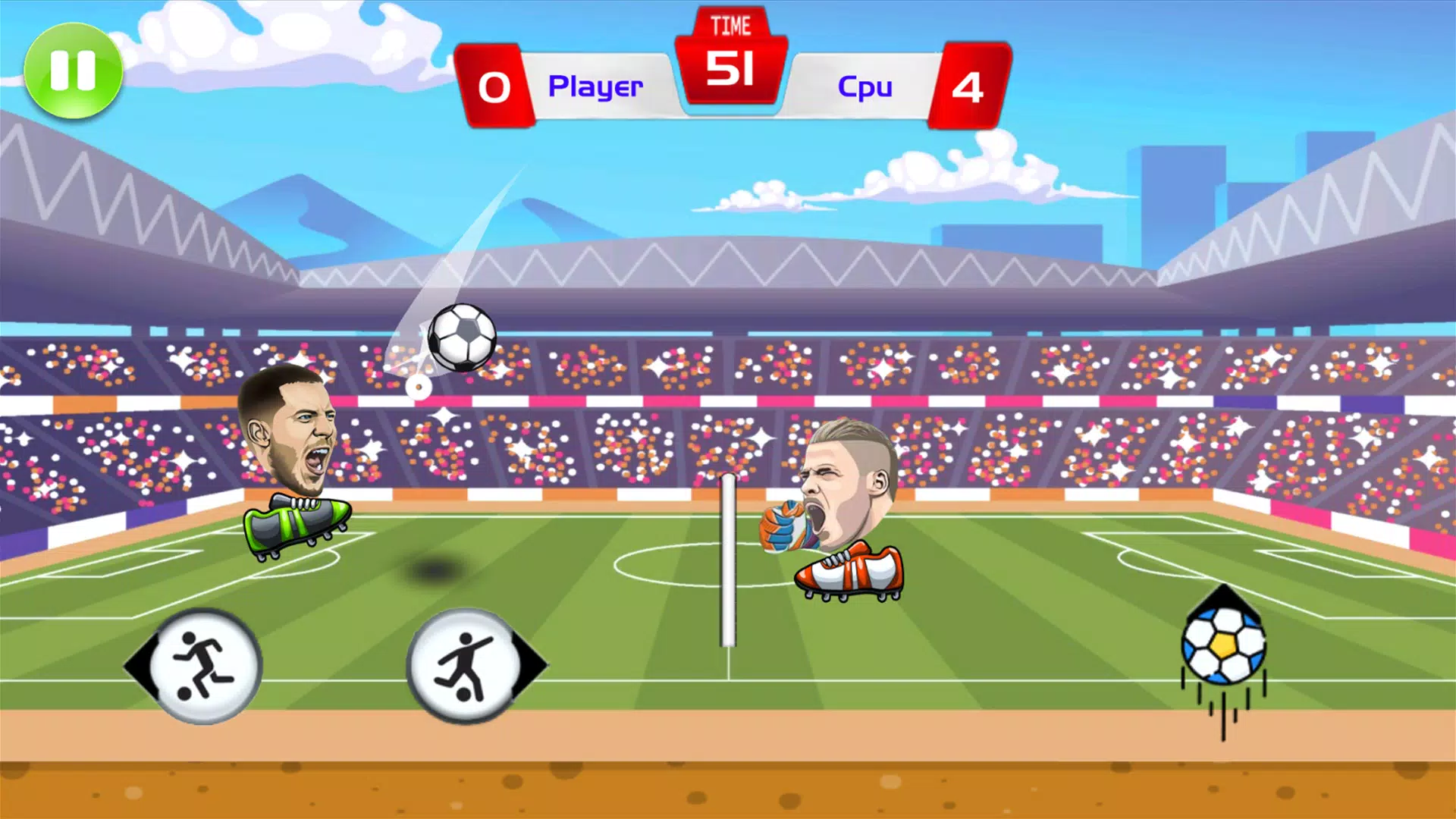Super Ball Head Soccer Stars Screenshot3
