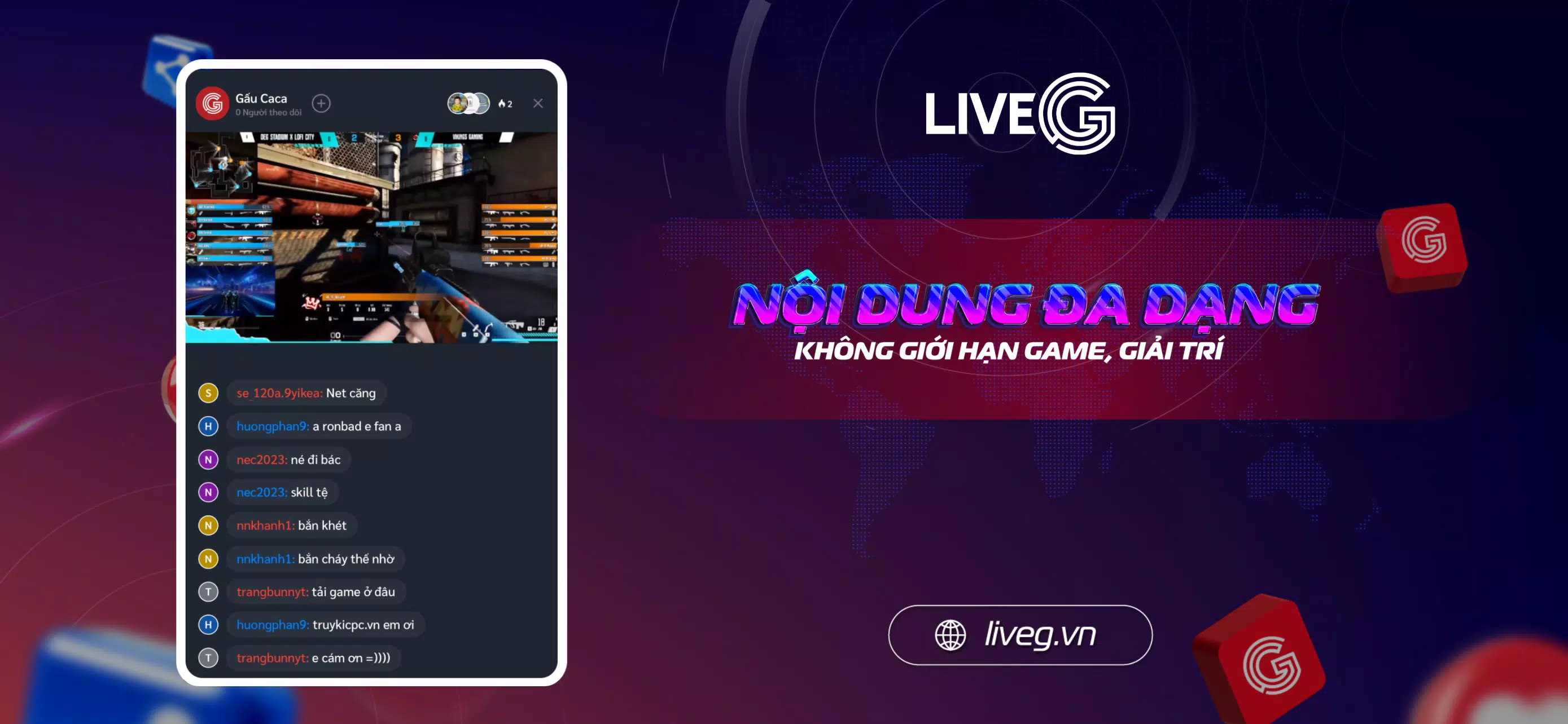 LiveG - VTC Esports Screenshot2
