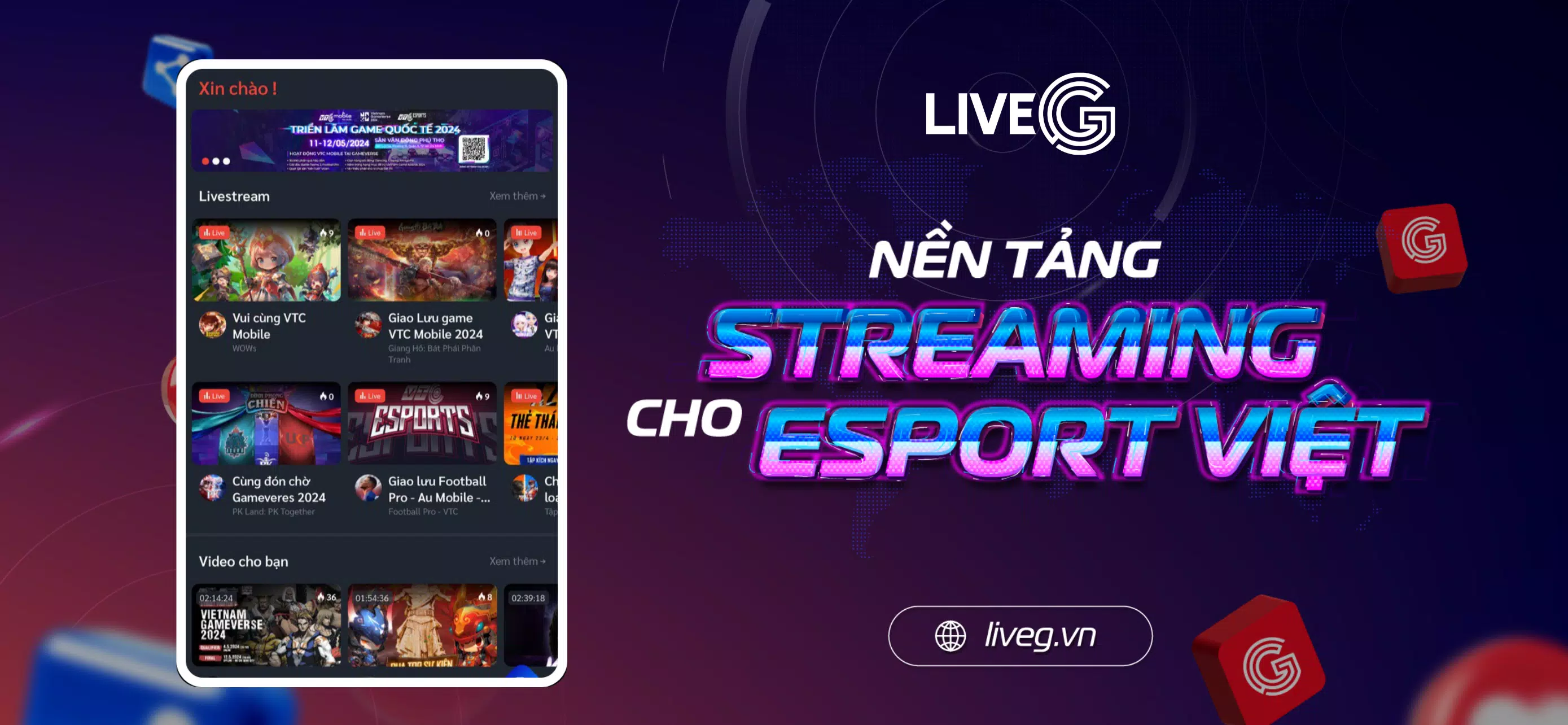 LiveG - VTC Esports Screenshot5