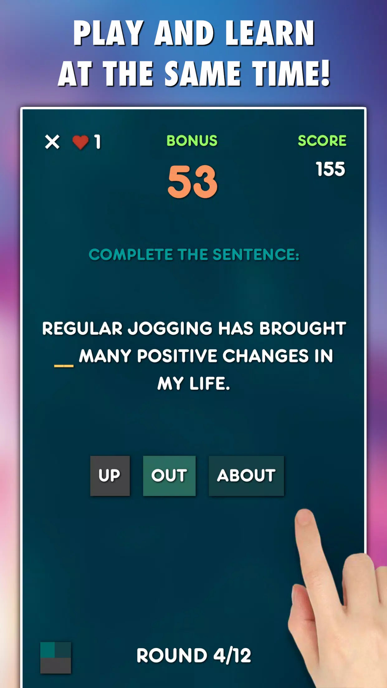 Phrasal Verbs Grammar Test Screenshot4