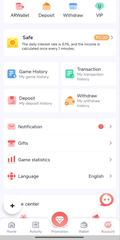 Aviator Register Login Screenshot2