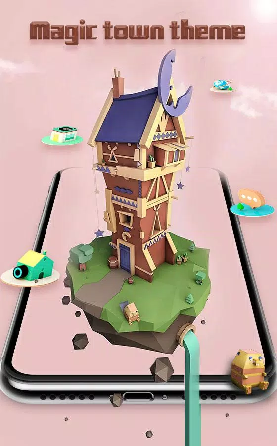 Magic town theme for galaxy m3 Screenshot2