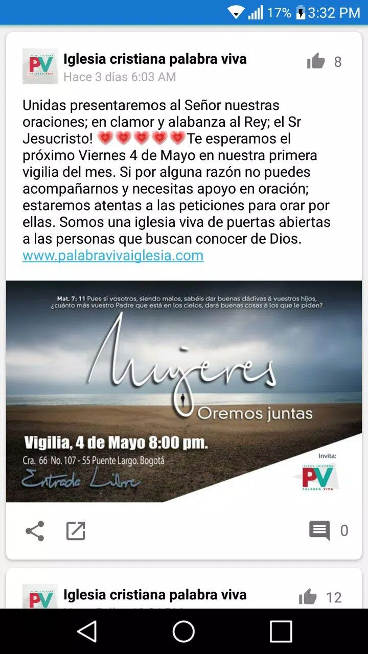 Iglesia Palabra Viva Screenshot2