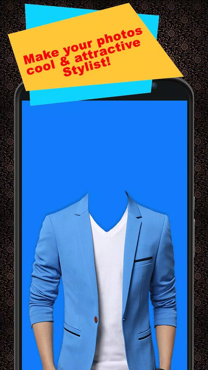 Casual Man Suit Photo Maker Screenshot1