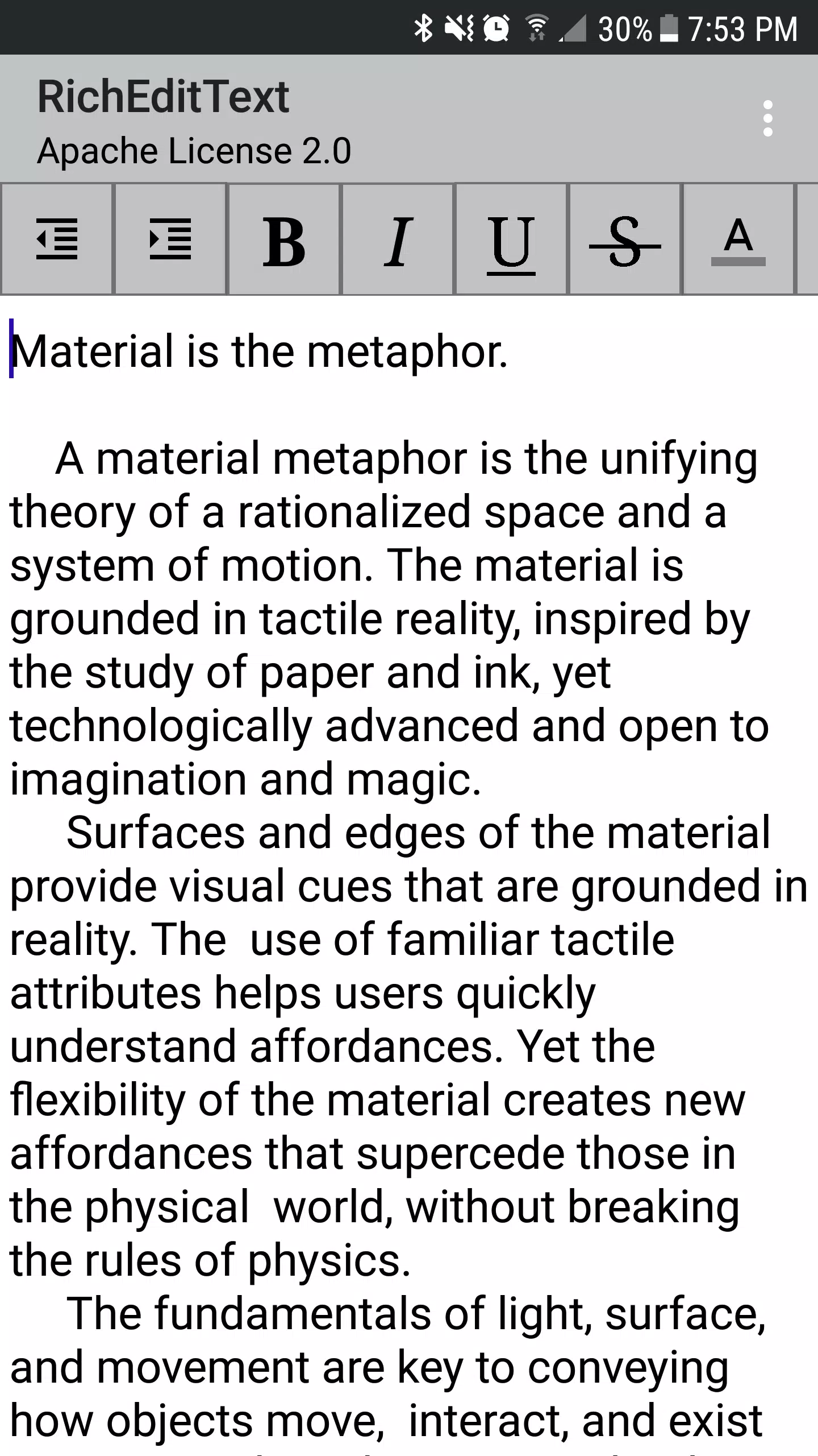 RichEditText Screenshot1
