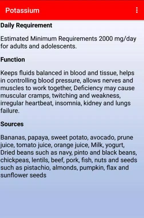 Nutrition and food Screenshot8