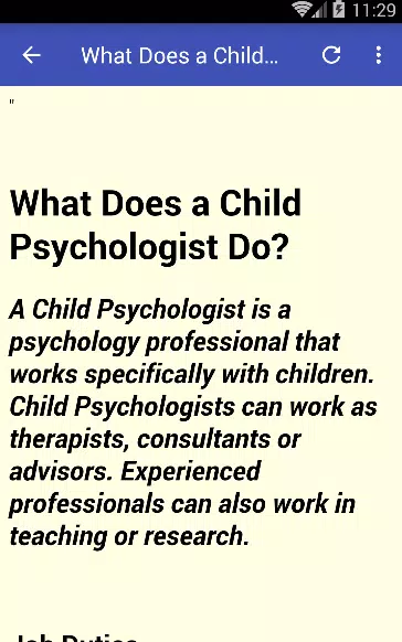 Child psychologist Screenshot1