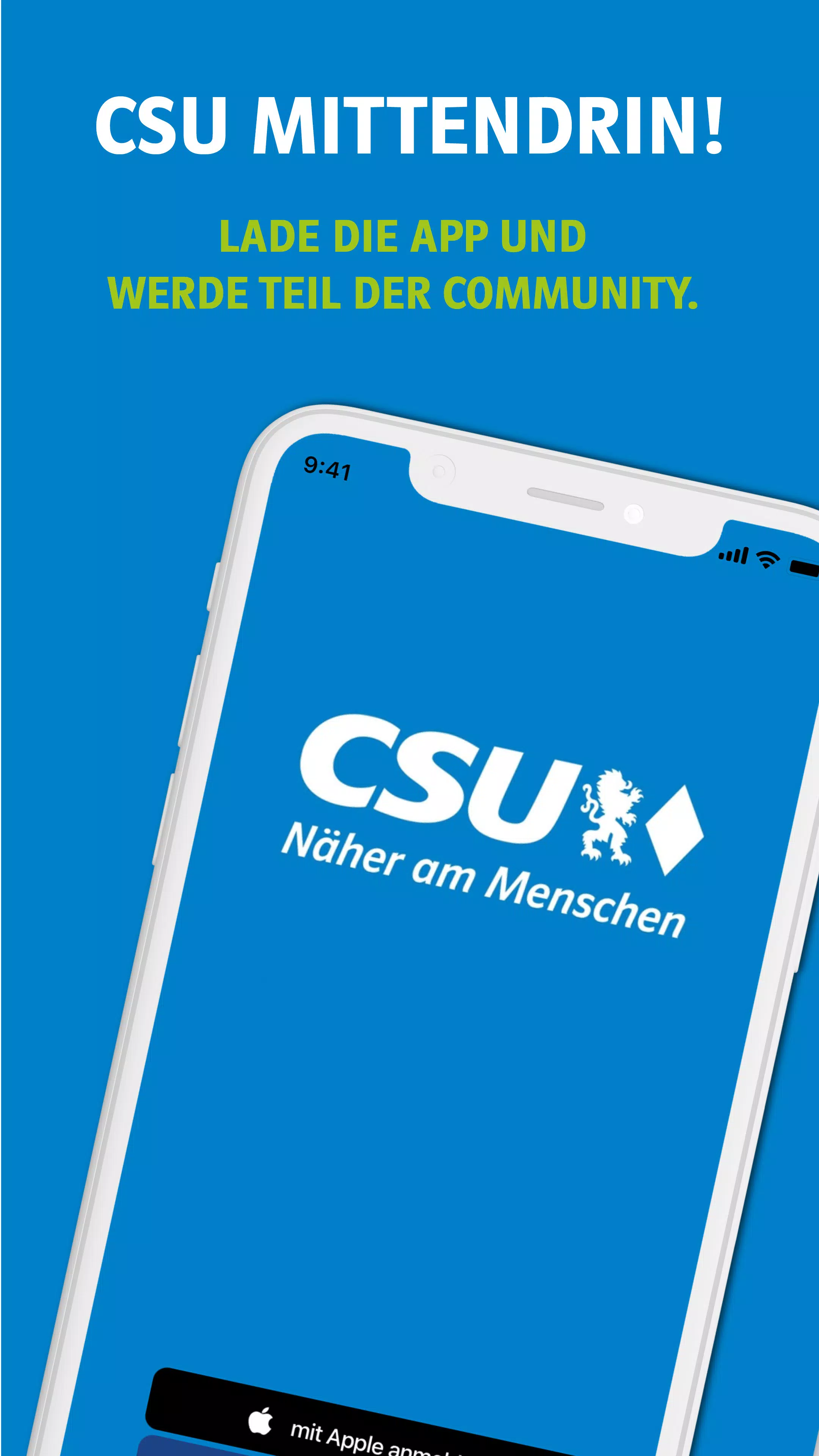 Die CSU App Screenshot1