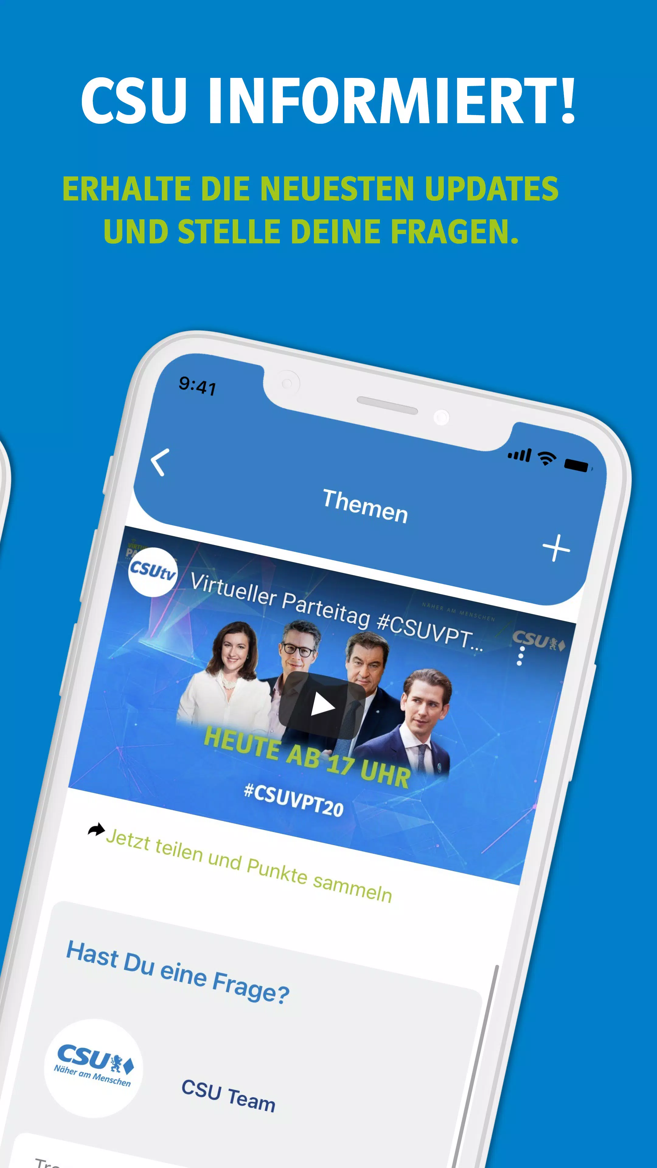 Die CSU App Screenshot3