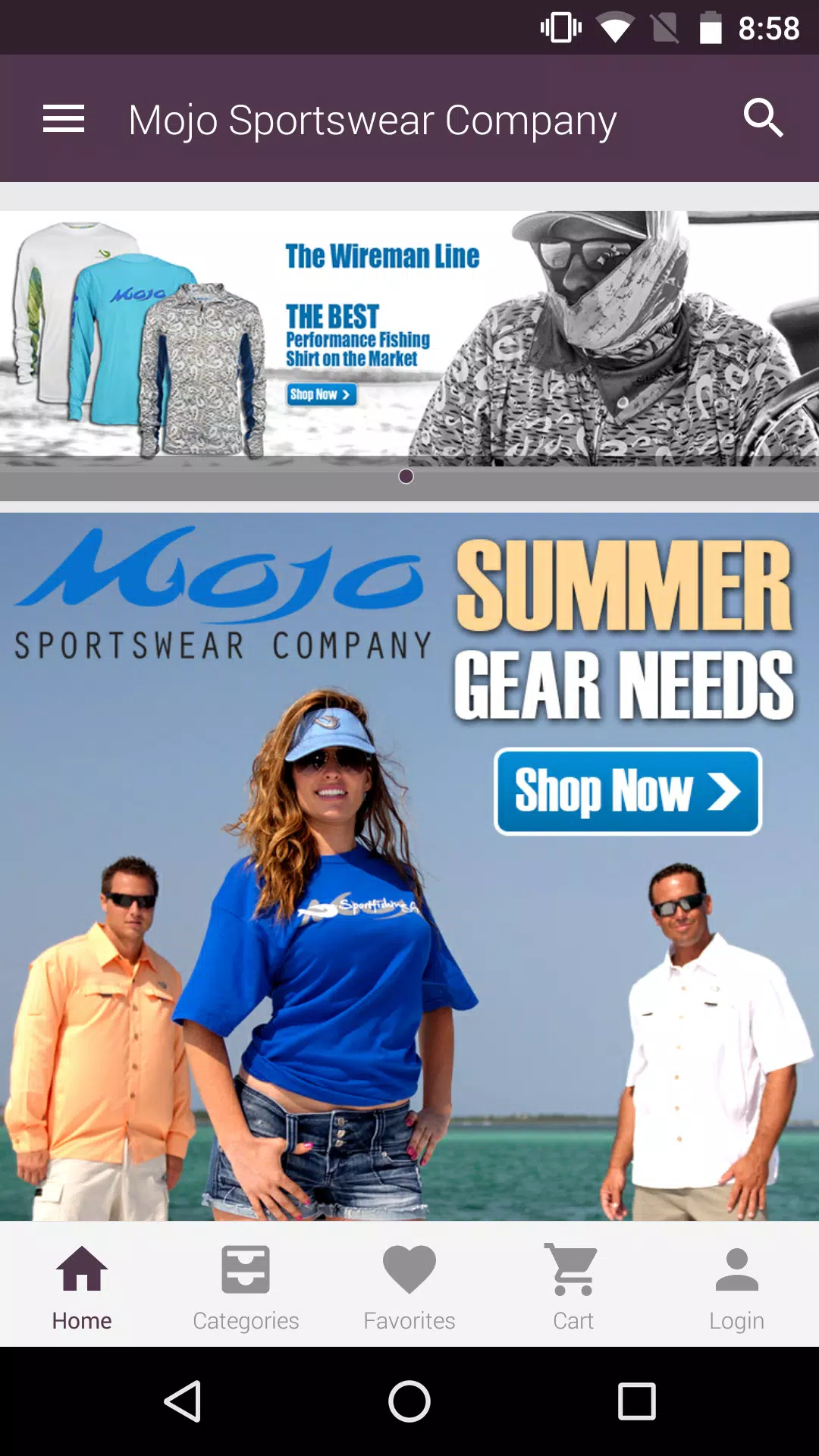Mojo Sportswear Screenshot1
